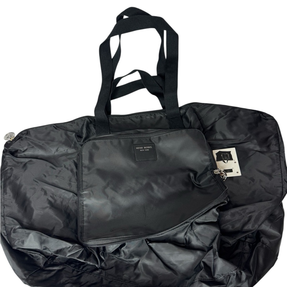 Henri Bendel Black Travel Packable Bag